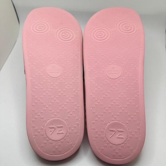 Gucci x Ken Scott Rubber Infinity Zia Floral Slide Sandals Multicolor 42 NIB - Picture 10 of 16